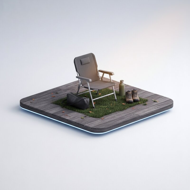 Складное кресло для кемпинга