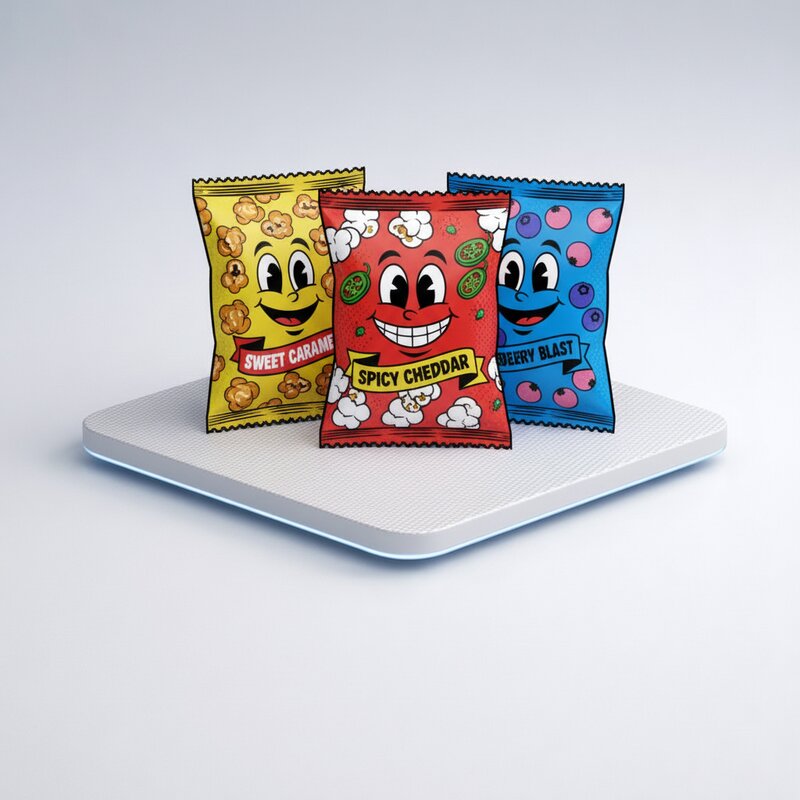 Trío de palomitas gourmet con sabores