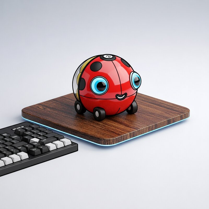 Mini aspiradora robótica de escritorio