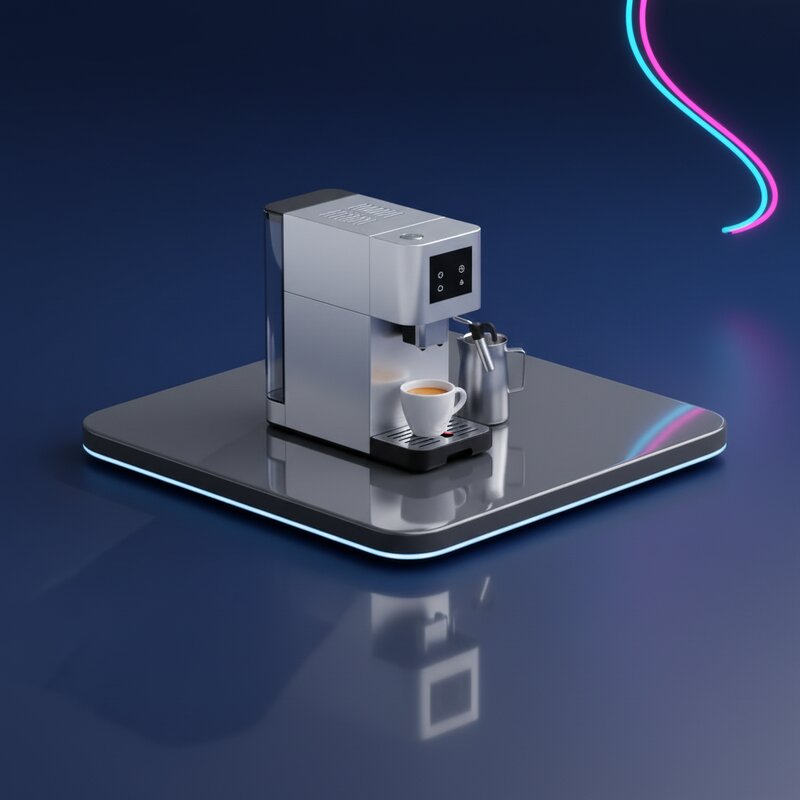 Máquina de café con cápsulas inteligente