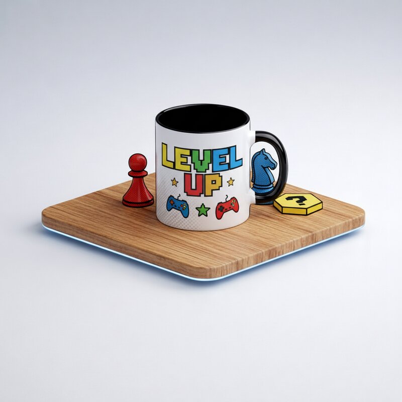 Taza de gaming 'Subir de Nivel'