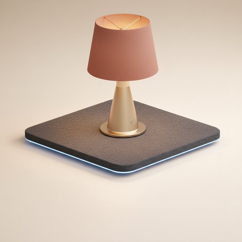 Table lamp with adjustable brightness