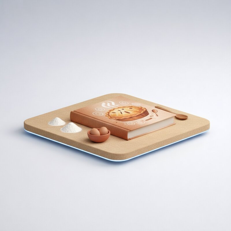 Homemade baking recipe book