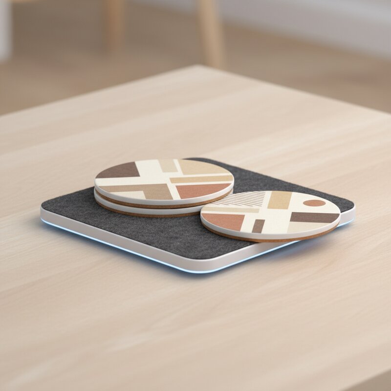 Набор стильных подставок под стаканы