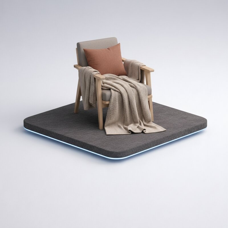 Manta de Lanzar Decorativa de Lana Merino