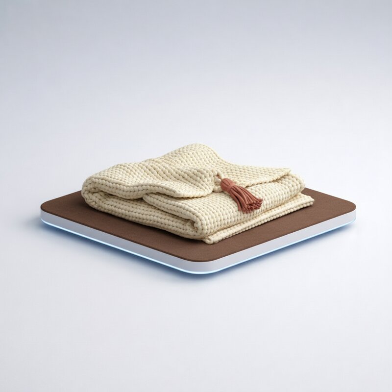 Soft Knitted Throw Blanket