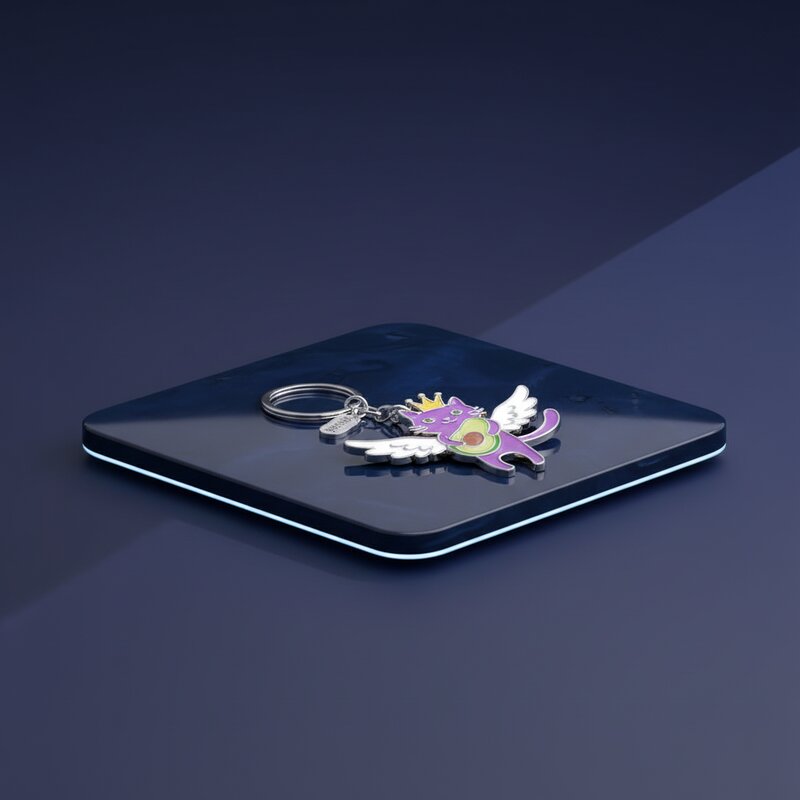Llavero de Esmalte Extravagante