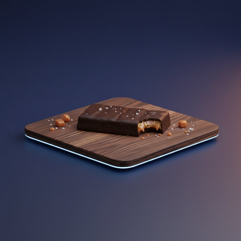 Tableta de Chocolate Premium de Caramelo Salado