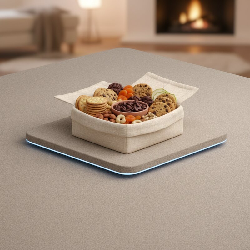 Коробка с изысканными закусками