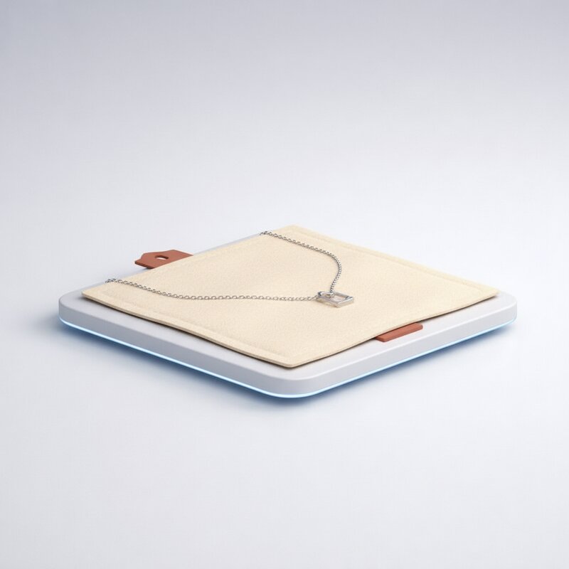 Изящное серебряное колье