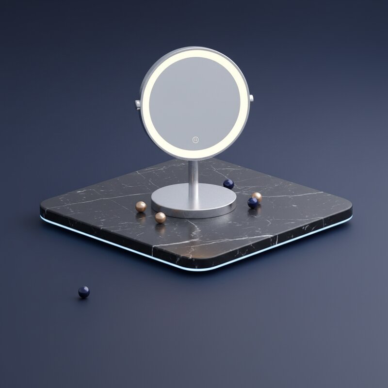 Зеркало с подсветкой для макияжа