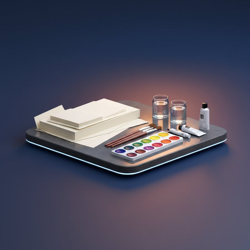 Набор арт-бумаги для акварели