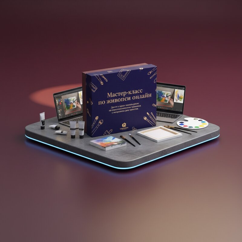 Мастер-класс по живописи онлайн