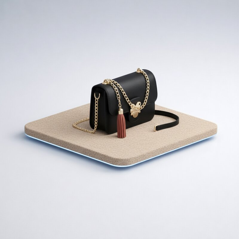 Fashionable Vegan Leather Crossbody Bag