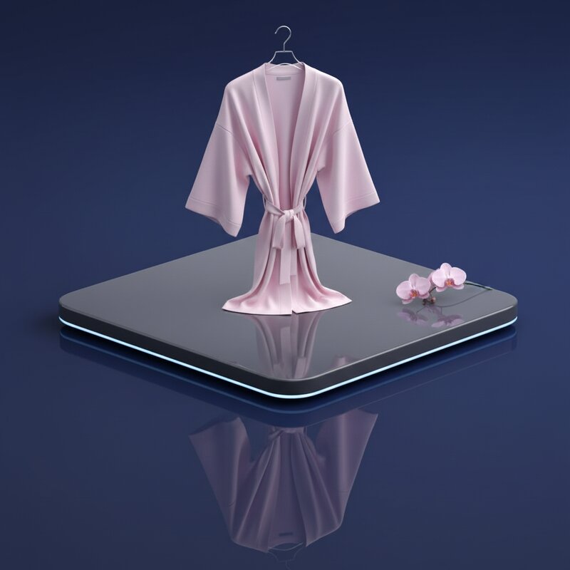 Шёлковый халат