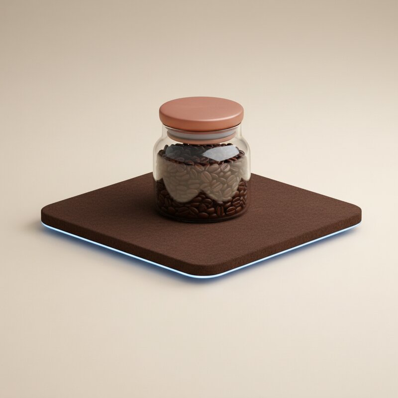 Стеклянная банка для зёрен