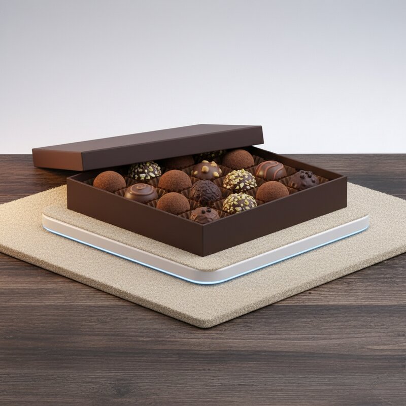 Surrido de trufas de chocolate artesanales