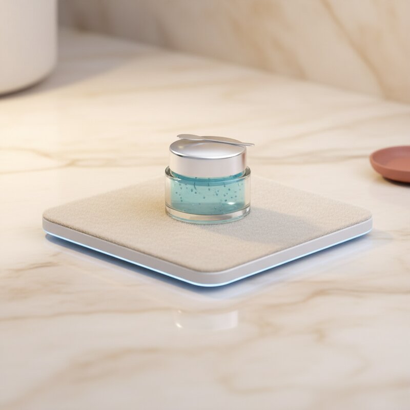 Mascarilla facial hidratante de gel calmante