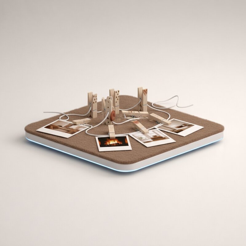 Набор декоративных прищепок для фото