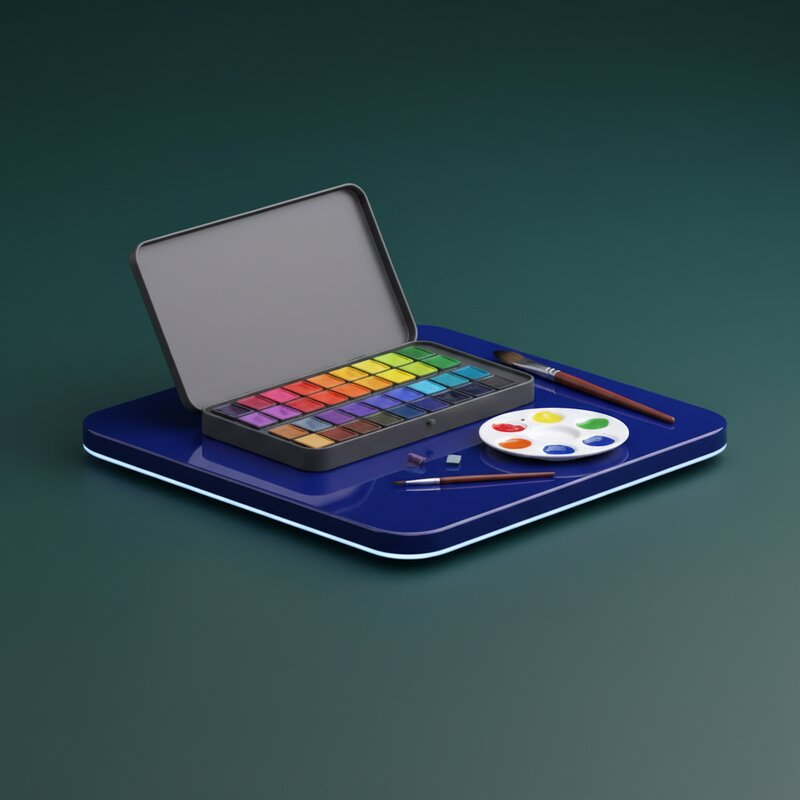 Набор акварельных красок