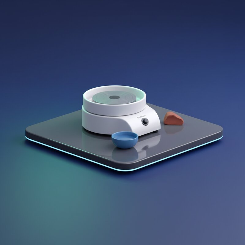 Керамический гончарный круг