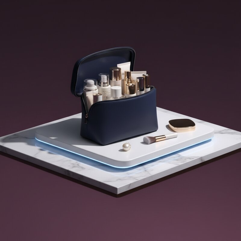 Makeup Bag with Set of Products