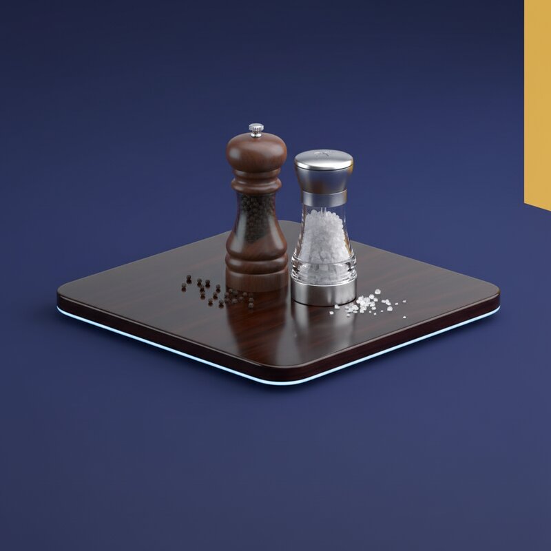 Набор специй в мельницах