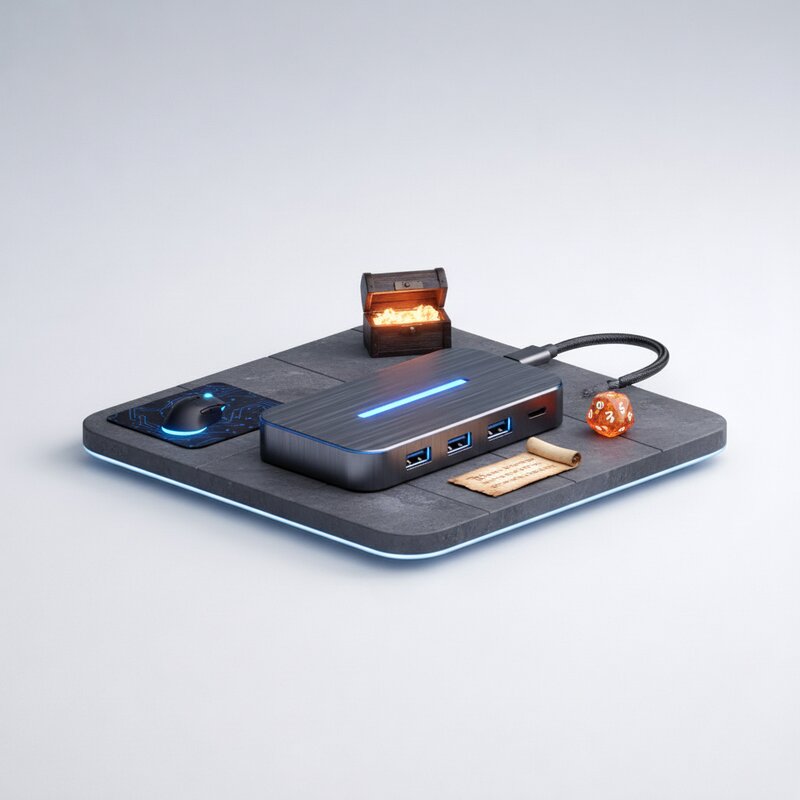 USB-хаб с подсветкой