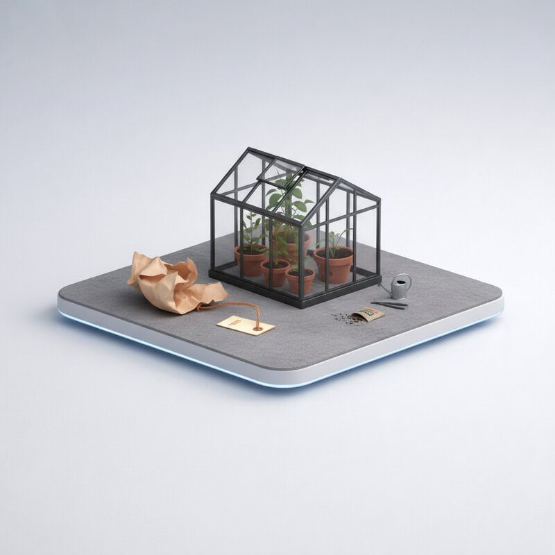 Подарок девушке, которая любит растения и цветы | Создай историю в изометрическом стиле