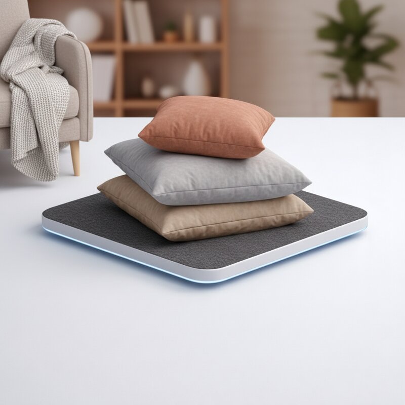 Набор подушек из велюра