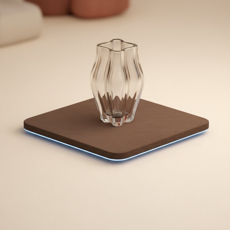 Дизайнерская ваза из выдувного стекла