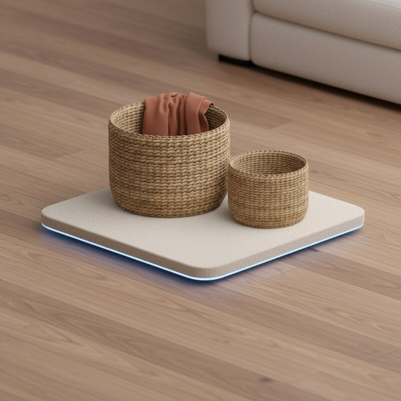 Decorative Woven Storage Baskets (Set of 2)