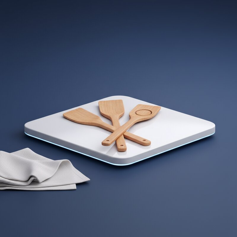 Набор деревянных кухонных лопаток