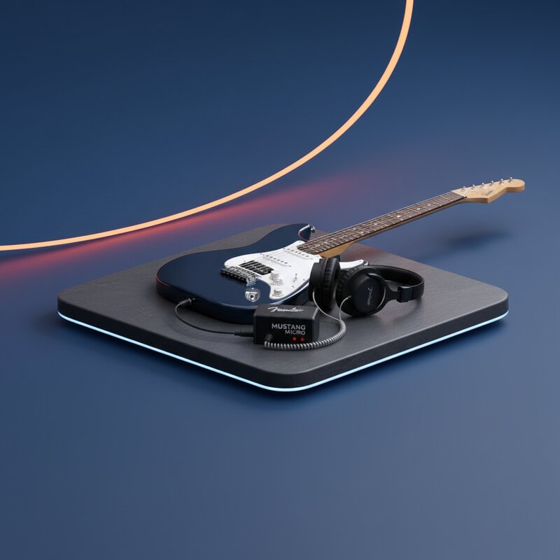 Умная гитара Fender Mustang Micro