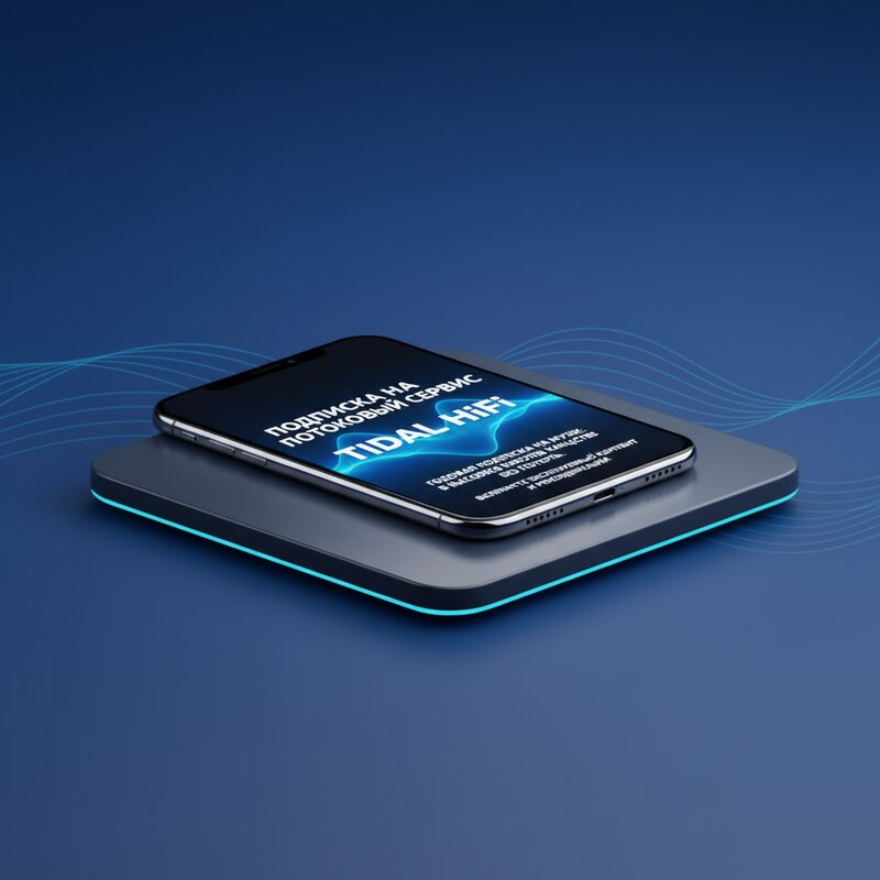 Подписка на потоковый сервис Tidal HiFi