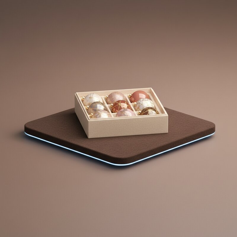 Набор дизайнерских ёлочных шаров