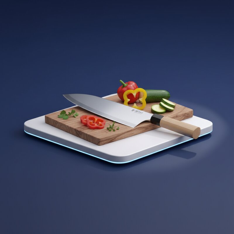 Cuchillo de Chef Santoku Japonés