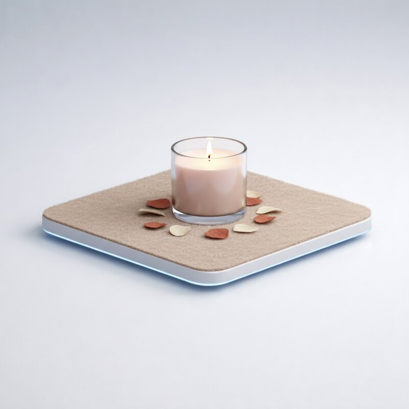 Rose Petal Scented Candle