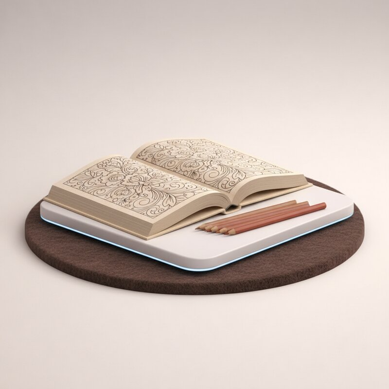 Книга с релаксационными раскрасками