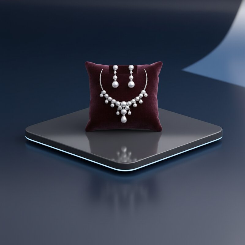 Ювелирный набор с жемчугом