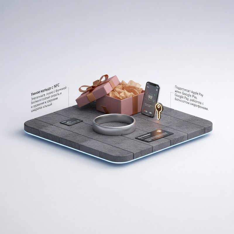 Anillo inteligente con NFC