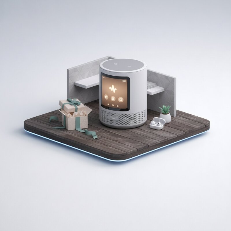 Altavoz inteligente con pantalla