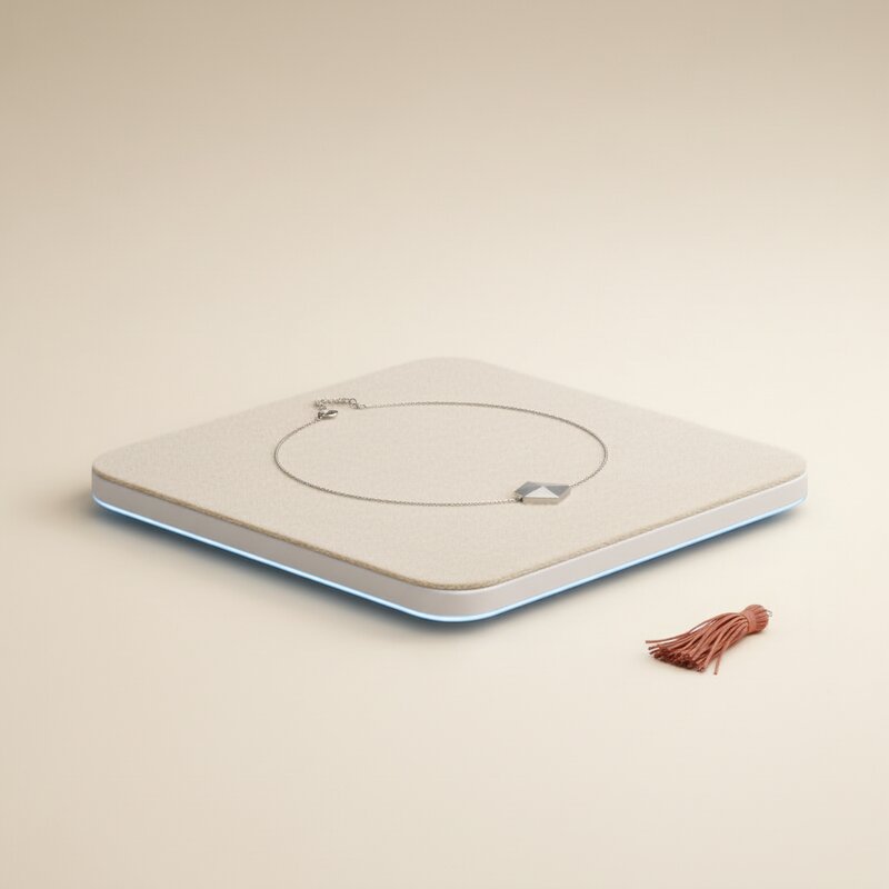 Collar de plata minimalista