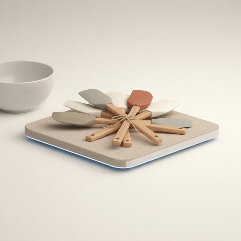 Набор силиконовых лопаток для готовки