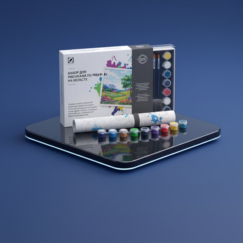 Kit de Pintura por Números sobre Lienzo