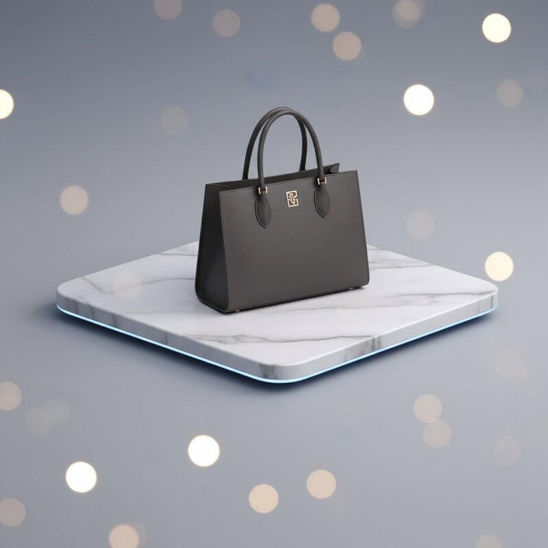 Designer Leather Tote Bag