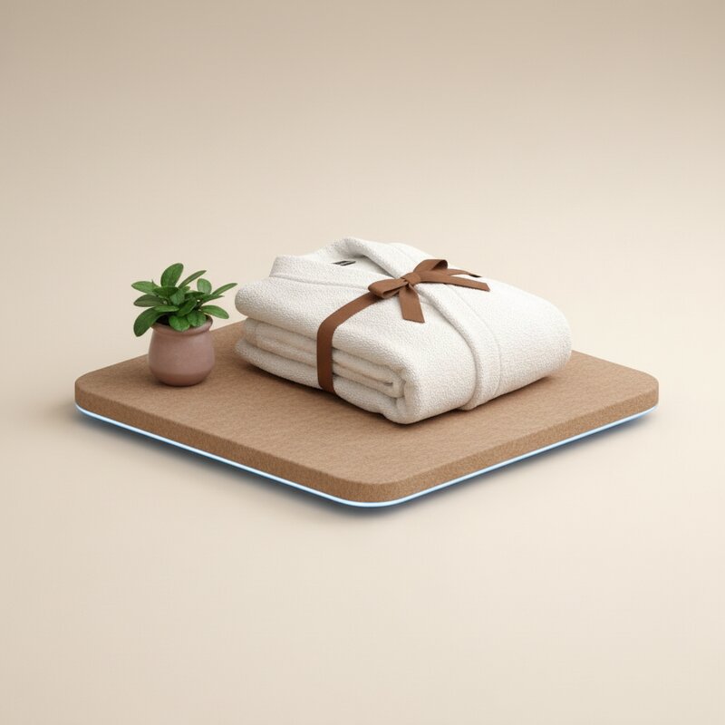 Мягкий банный халат