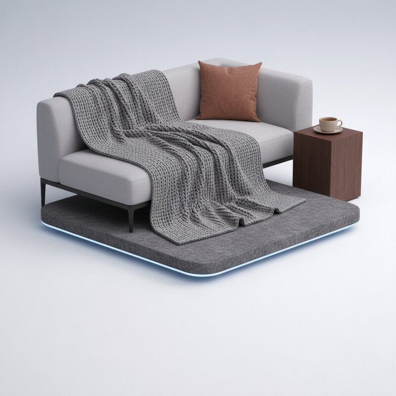 Уютный плед для дивана