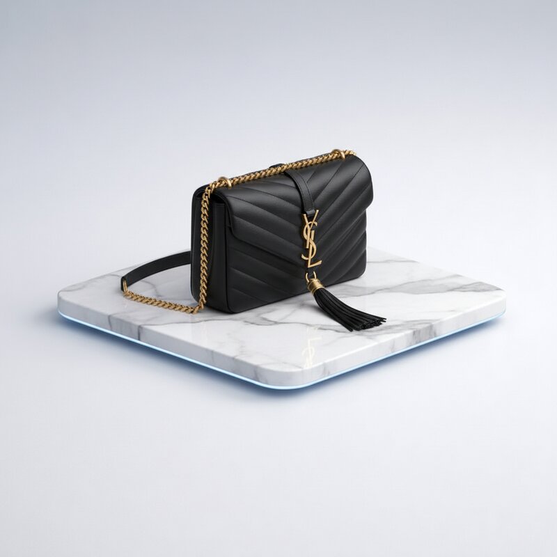 Кожаная сумка Saint Laurent Lou