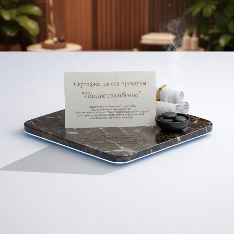 Certificado de Regalo para Tratamientos Spa "Renovación Total"